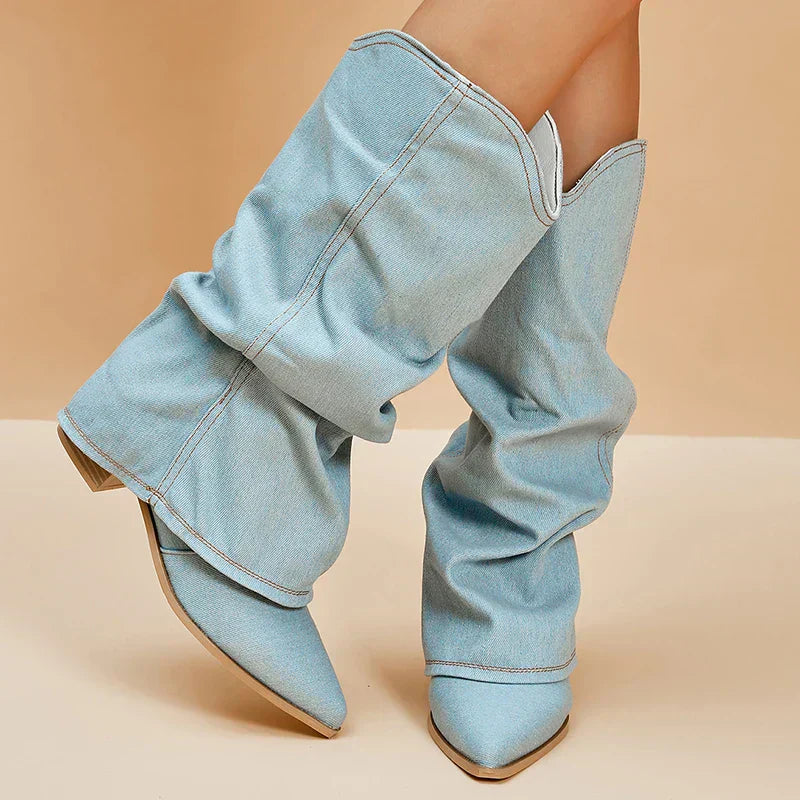 Suzanne | Bottes en Jean Hautes
