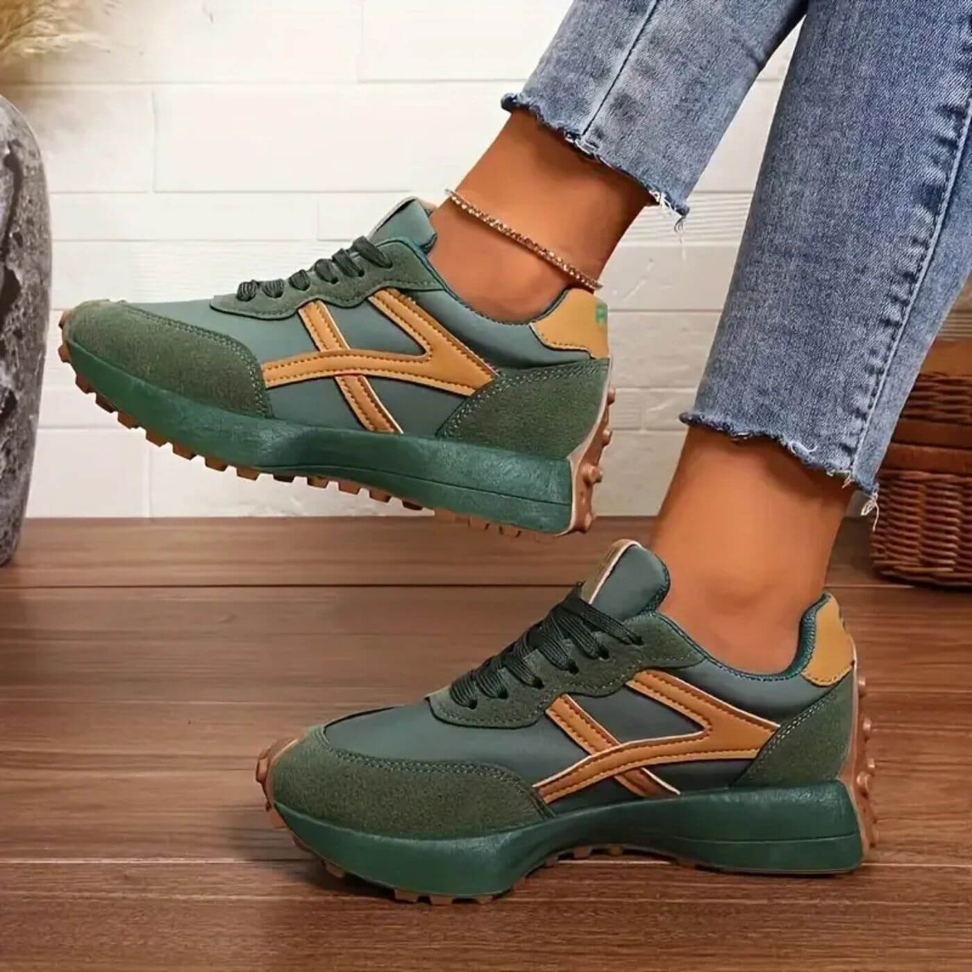 Kylee | Baskets Orthopédiques Antidérapantes et Confortables