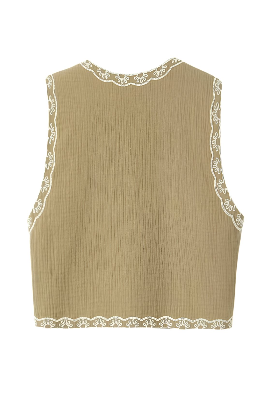 Marthe | Gilet à Fleurs