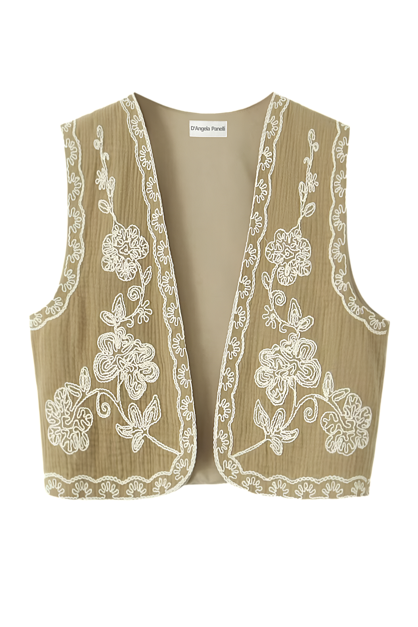Marthe | Gilet à Fleurs