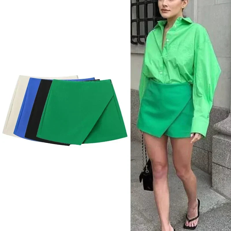 Mahaut | La Jupe-Short Asymétrique