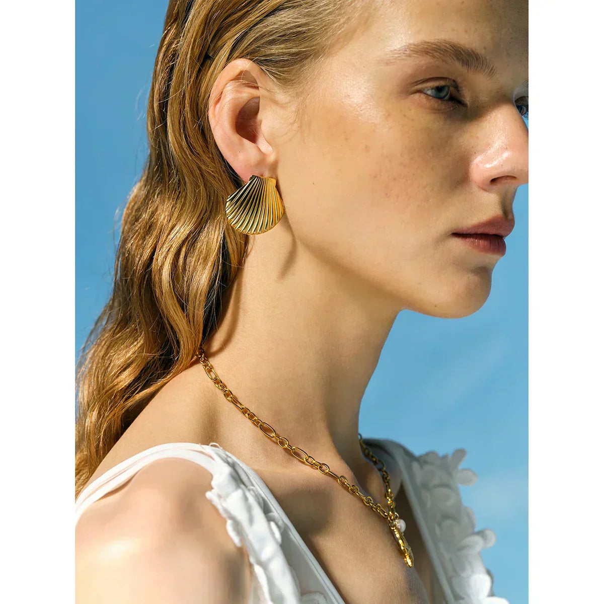 Astrid | Boucles d'oreilles coquillage