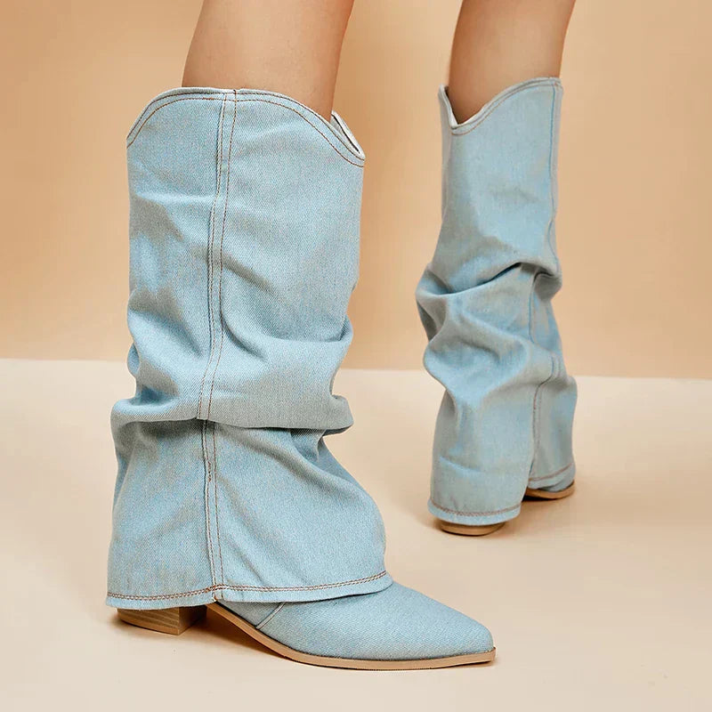 Suzanne | Bottes en Jean Hautes