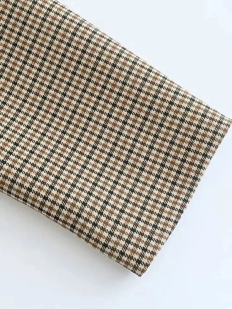 Odile | Blazer Classique Pied-de-Poule
