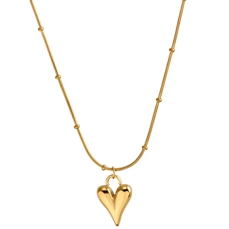 Amélie | Collier Pendentif Cœur Élégant