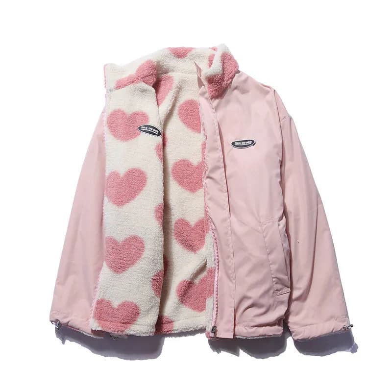 Géraldine | Veste à Coeur Réversible