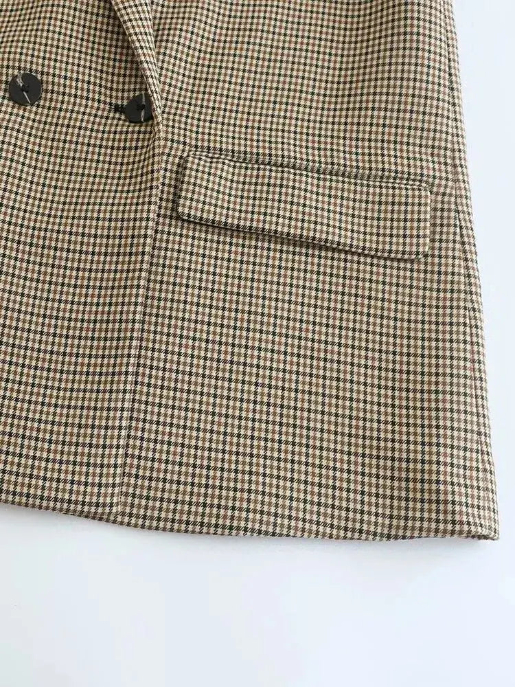 Odile | Blazer Classique Pied-de-Poule