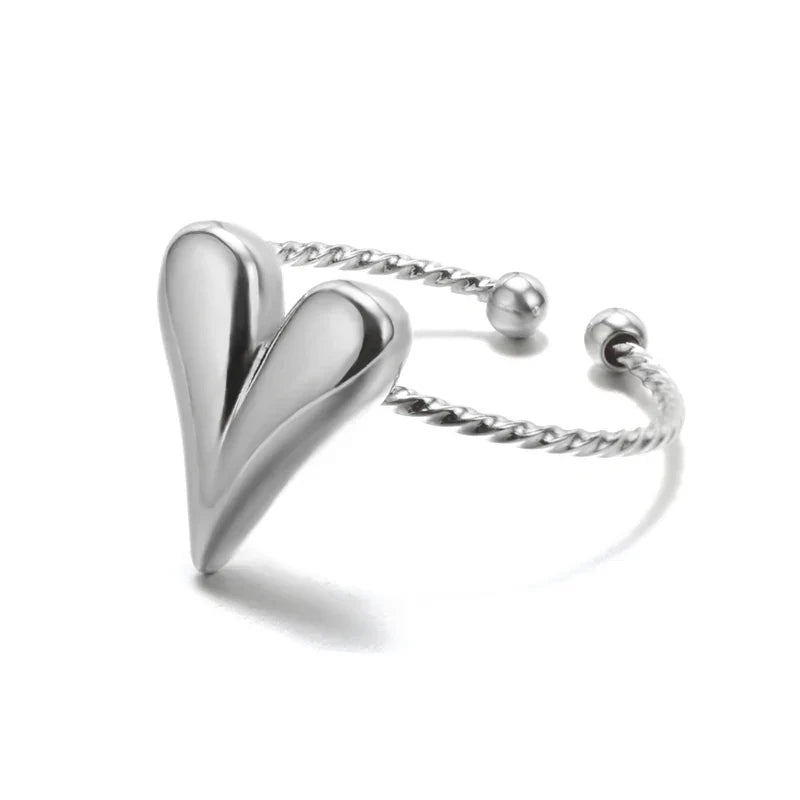 Anaïs | Bague Cœur Torsadée