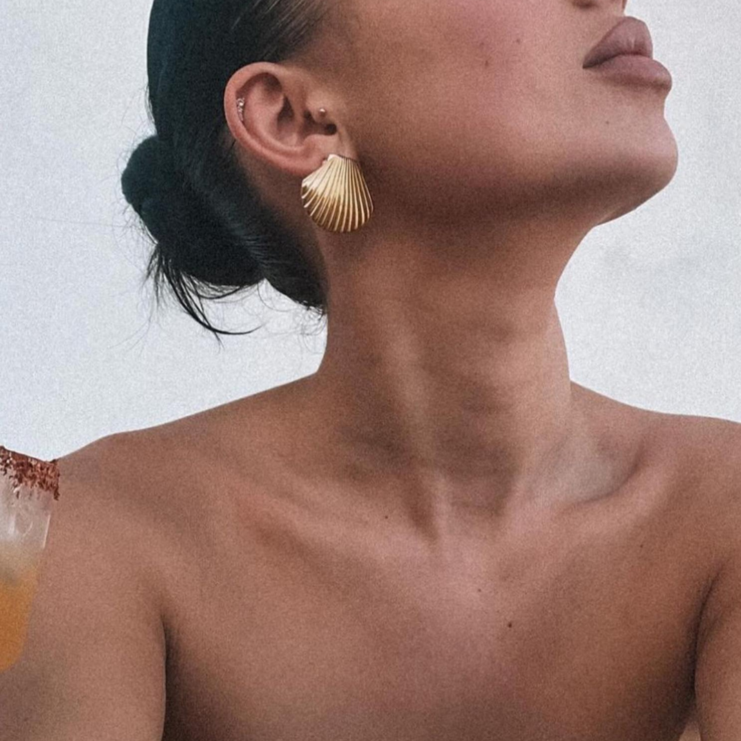 Astrid | Boucles d'oreilles coquillage