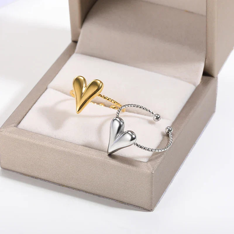 Anaïs | Bague Cœur Torsadée