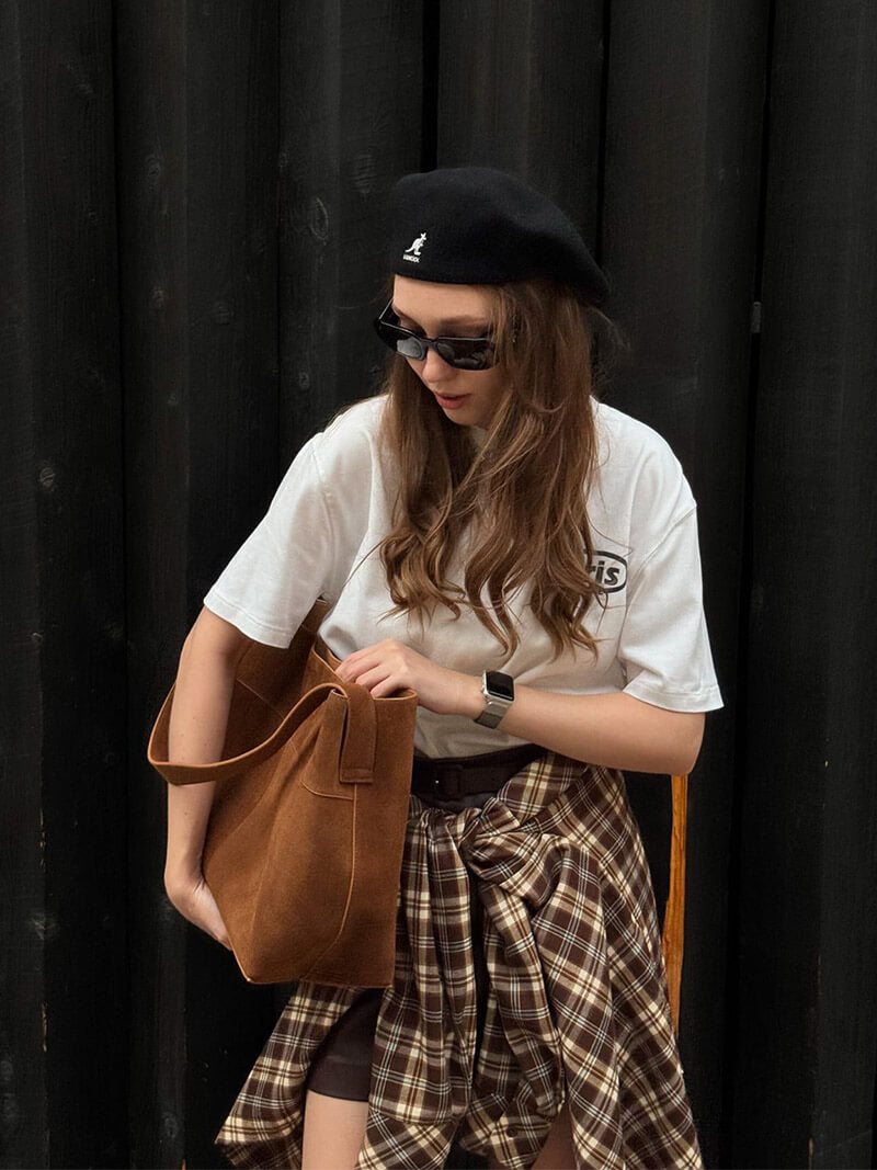 Angélique | Sac en faux suède