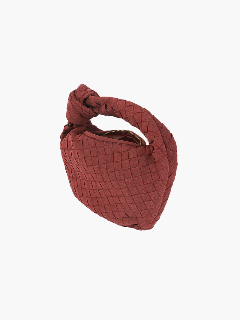 Anémone | Mini sac en daim tissé