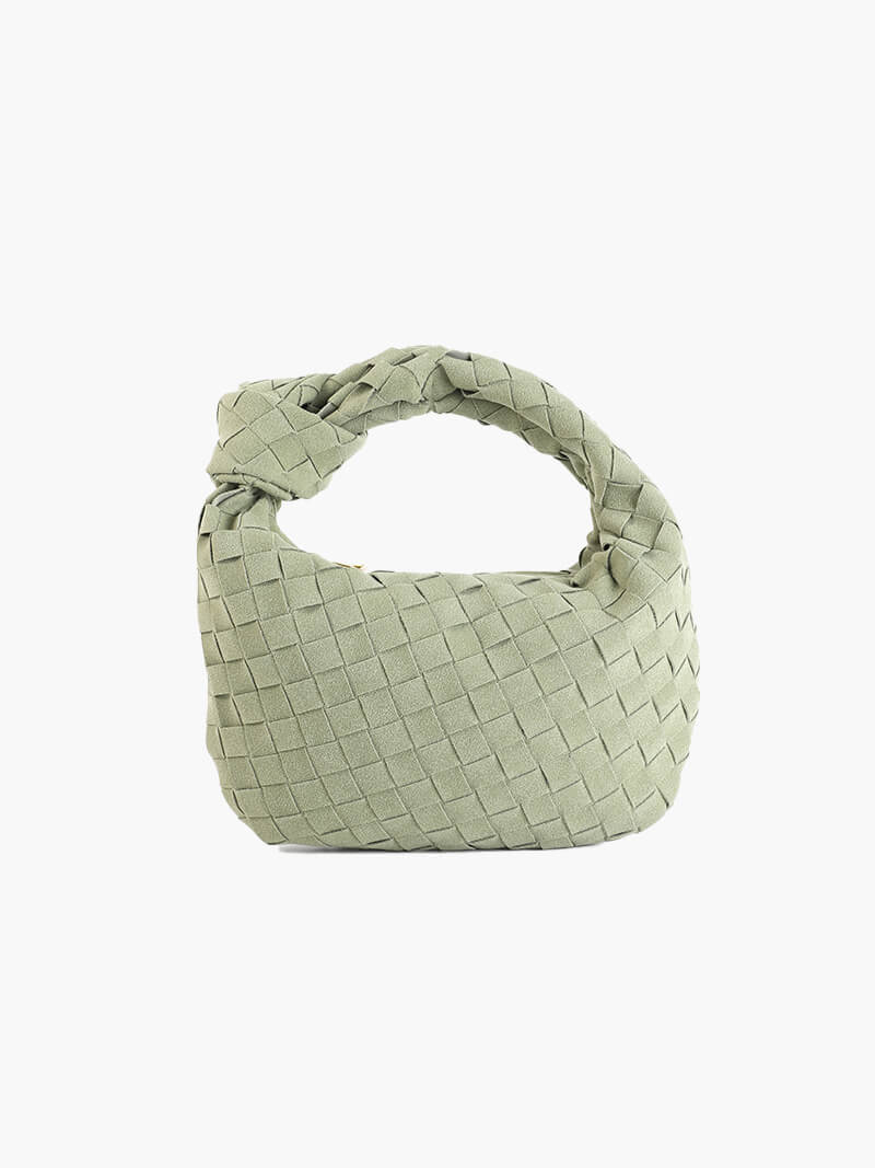 Anémone | Mini sac en daim tissé