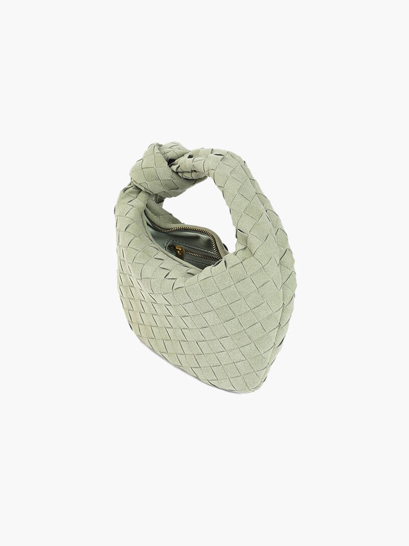 Anémone | Mini sac en daim tissé