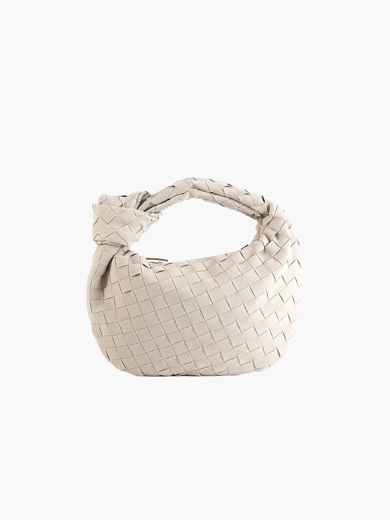 Anémone | Mini sac en daim tissé