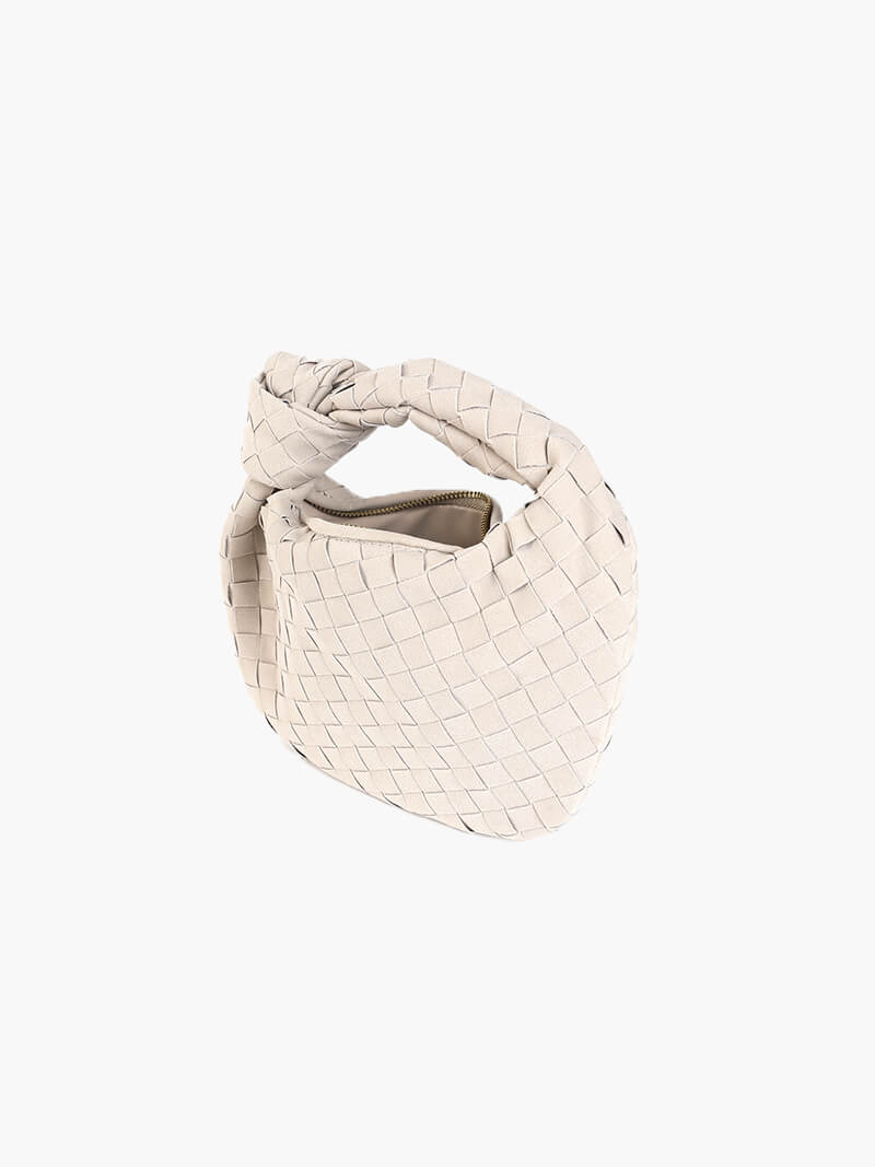Anémone | Mini sac en daim tissé