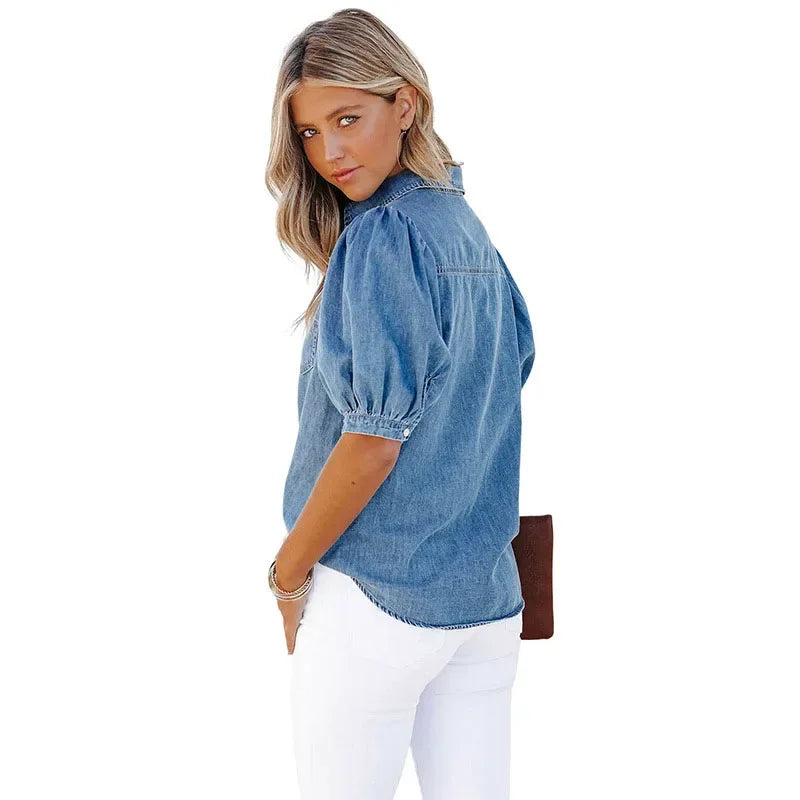 Eva | Chemises en Denim Décontractées