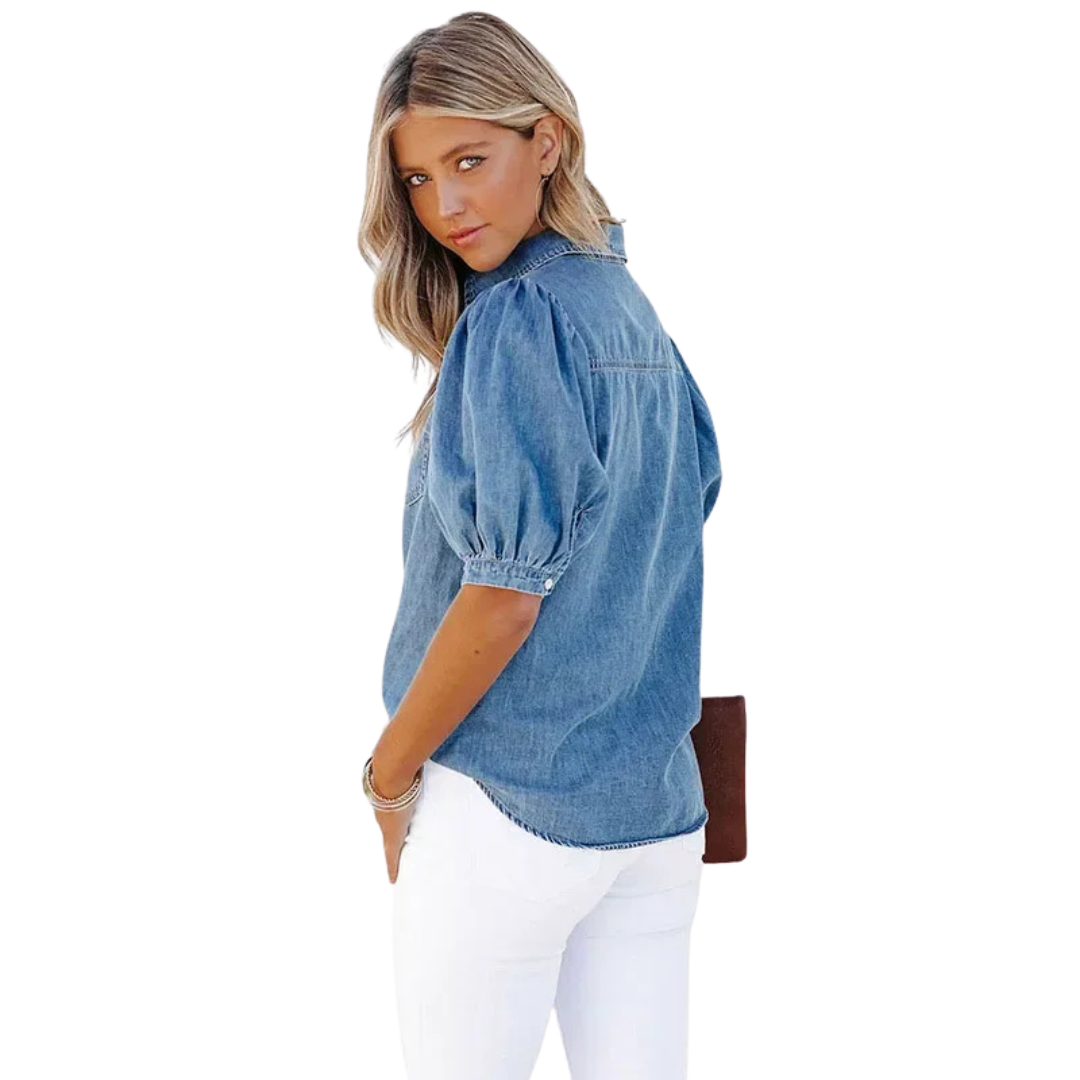 Eva | Chemises en Denim Décontractées