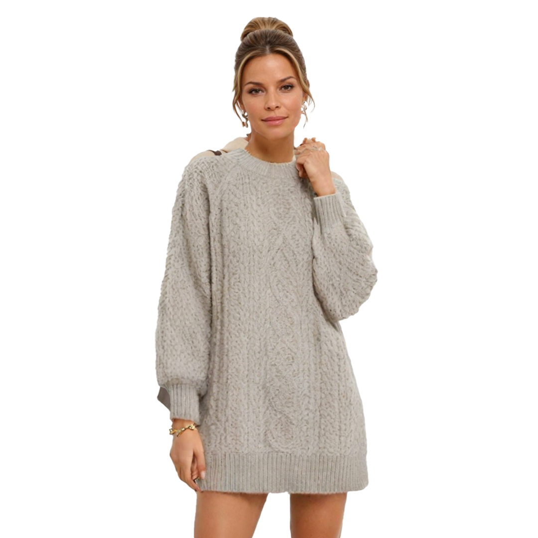 Adèle | Robe Pull en Maille Luxe