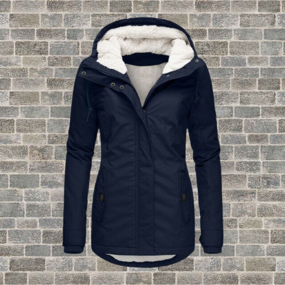 Irène | Veste d'hiver confortable avec Sherpa