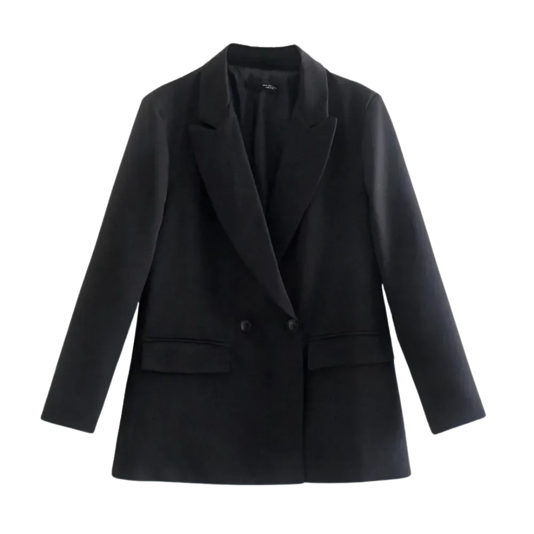 Nadine | Veste de Bureau Croisée à Double Boutonnage
