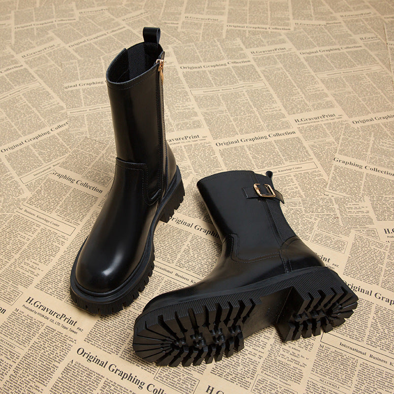 Séverine | Bottines à Semelle Épaisse