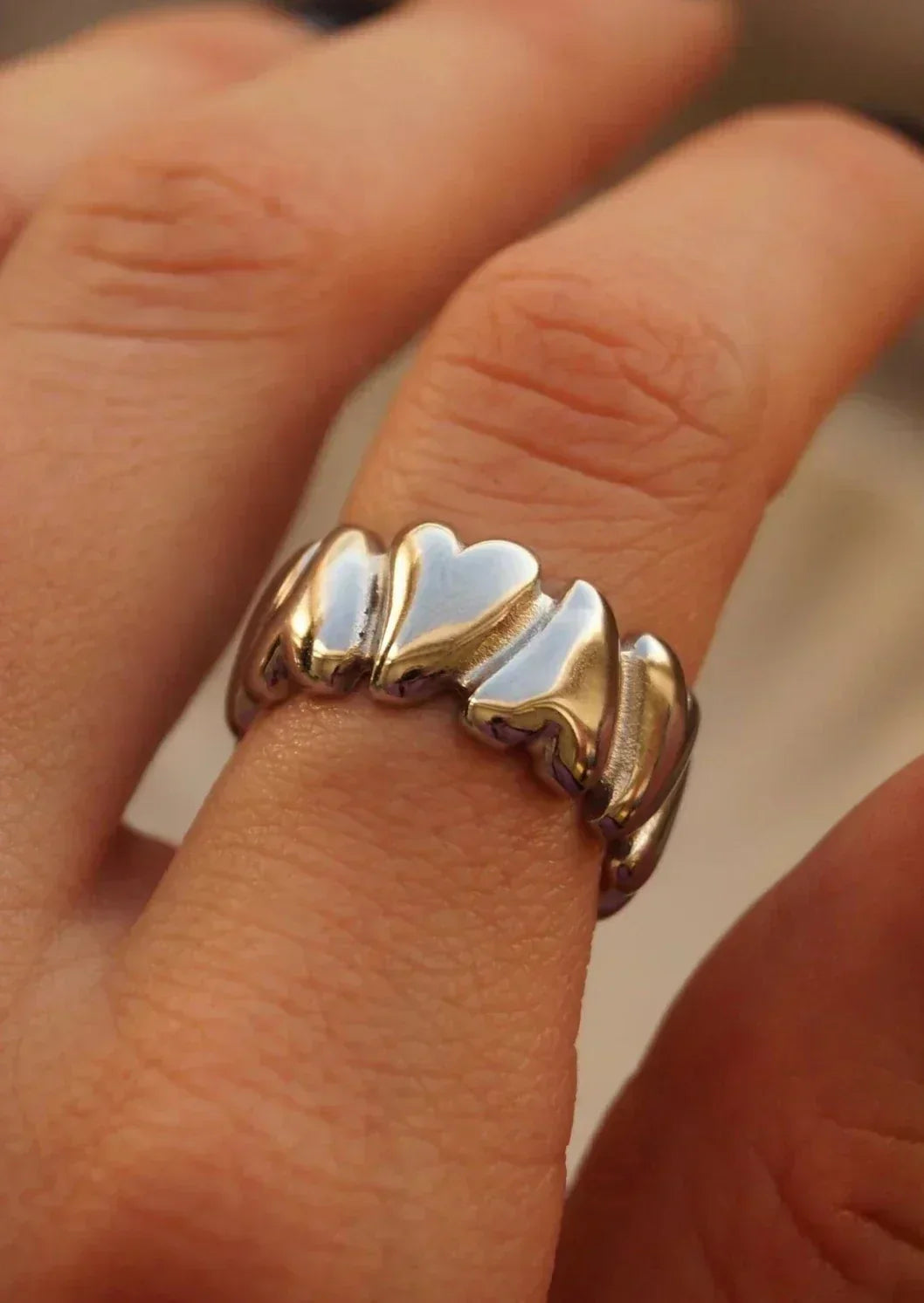 Aline | Bague Cœur Enveloppante