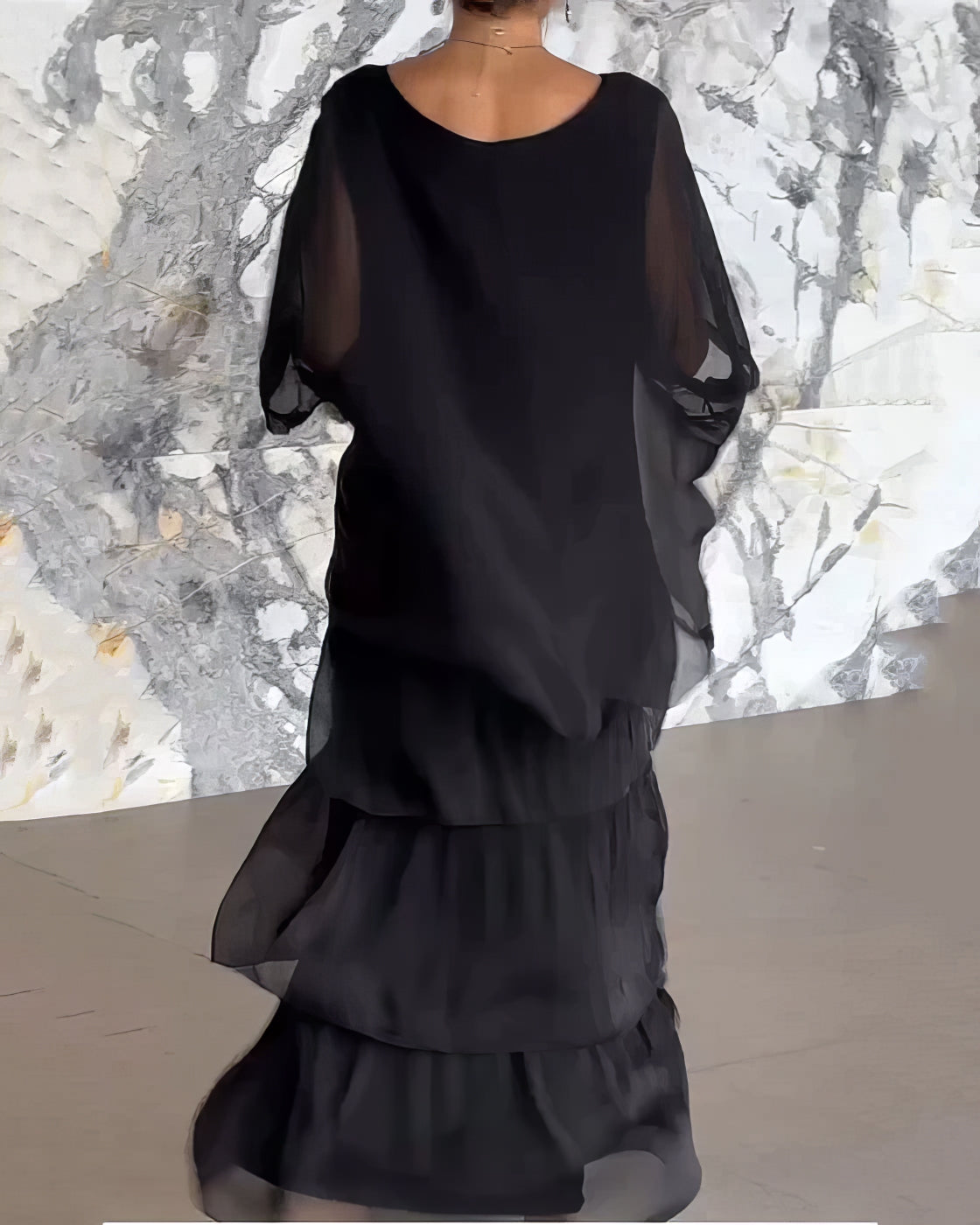 Colette™ | Robe Fluide à Étages Élégante