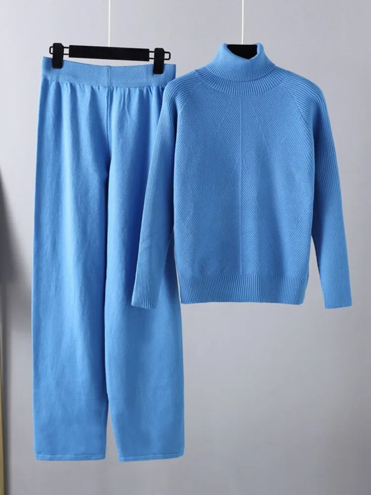 Laetitia | Ensemble deux pièces Lounge en tricot torsadé